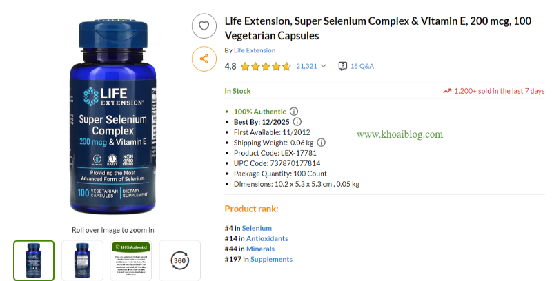 Super Selenium Complex Vitamin E